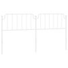 vidaXL Metal Replace Headboard White 193 cm