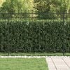 vidaXL Ring Fence Black 200 x 200 cm Powder-Coated Steel