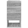 vidaXL End Table Grey Sonoma 30 x 30 x 56 cm Engineered Wood