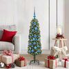 vidaXL Artificial Christmas Tree with 150 LEDs with Stand Green 120 cm