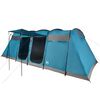 vidaXL Family Tent Tunnel 8-Person Blue Waterproof