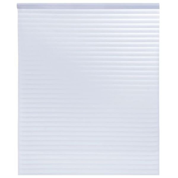 vidaXL Window Film Frosted Stripes Pattern 90x500 cm PVC