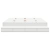 vidaXL Storage Bed Frame with Drawer White 200 cm Engineered Wood