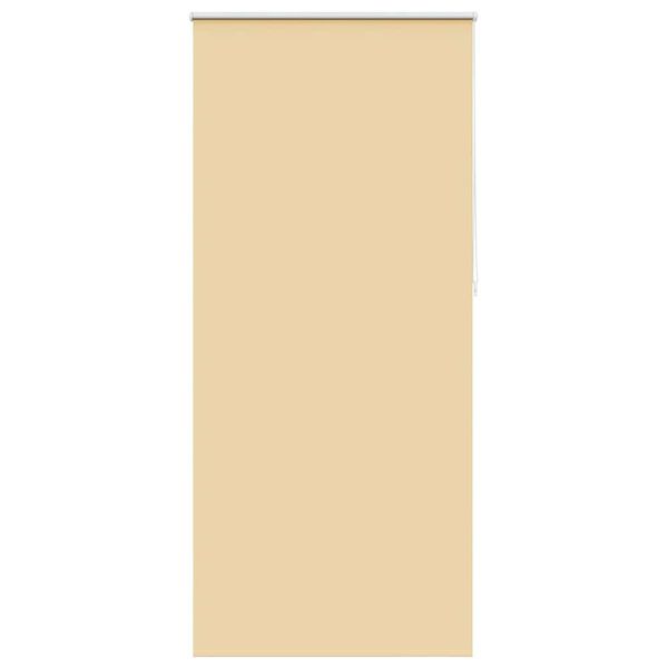 vidaXL Roller blind blackout 124.4x230 cm Fabric Width 120 cm beige