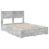 vidaXL Bed Frame with Drawer with Headboard Manual Engineered Wood
