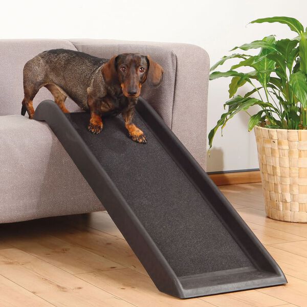 TRIXIE Pet Ramp Plastic Sandpaper Black