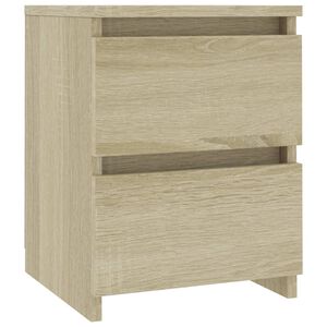 vidaXL Bedside Cabinet Sonoma Oak 30x30x40 cm Engineered Wood