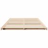 vidaXL Floor Bed Frame Brown 120 x190 cm Solid pine wood