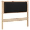 vidaXL Headboard Other Brown 90 cm Solid pine wood