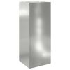 vidaXL Parcel Drop Box Black 41 x 38 x 103 cm Galvanised Steel
