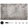 vidaXL Wall Mounted Magnetic Board Glass 100x60 cm