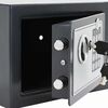vidaXL Digital Safe with Lock Dark grey 23 x 17 x 17 cm Steel