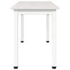 vidaXL Dining Table White 60 x 60 x 75 cm Solid Pine Wood