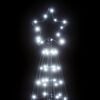 vidaXL LED Christmas Tree 200 LEDs Cold White 180 cm