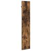 vidaXL Wall-Mounted Coat Rack Smoked oak 20 x 1.5 x 100 cm