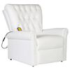 vidaXL Electric Massaging Chair Cream white 78 x 148 x 71 cm