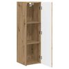 vidaXL TV Wall Cabinet Artisian Oak 30 x 31 x 100 cm Engineered Wood
