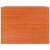 vidaXL Garden Planter Wax Brown 90x40x68.5 cm Solid Wood Pine