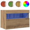 vidaXL TV Wall Cabinet Wall-mounted 2 pcs Artisan oak 60 x 30 x 40 cm