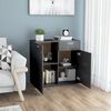 vidaXL Sideboard Grey 80x36x75 cm Engineered Wood