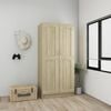 vidaXL Wardrobe Sonoma Oak 82.5x51.5x180 cm Engineered Wood