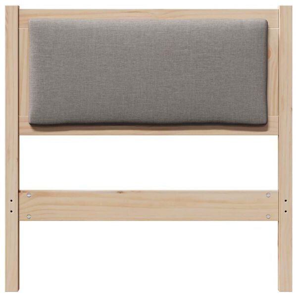 vidaXL Headboard Other Brown 75 cm Solid pine wood