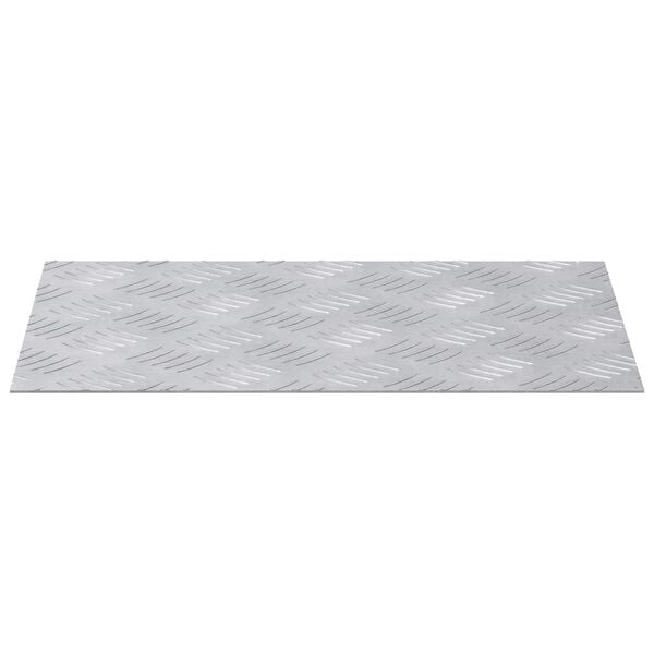 vidaXL Stair Tread Rectangular 2 pcs Silver 40 x 30 cm Aluminium
