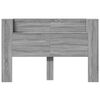 vidaXL Headboard Grey Sonoma 160 x 16.5 x 103.5 cm Engineered Wood