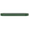 vidaXL Garden Raised Bed Galvanised Steel 450x140x36 cm Green