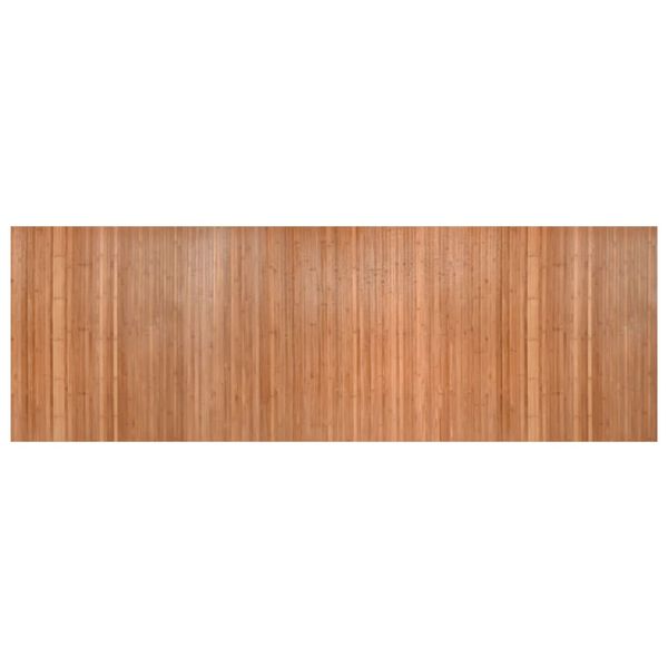 vidaXL Rug Rectangular Nature 100x300 cm Bamboo