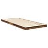 vidaXL Floor Bed Frame Old Wood 75 x 190 cm Engineered Wood