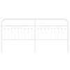 vidaXL Metal Replace Headboard White 193 cm