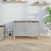 vidaXL Record Cabinet Concrete Grey 74.5x38x48 cm Engineered Wood
