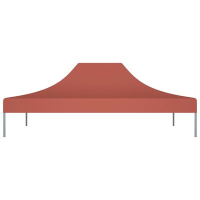 vidaXL Party Tent Roof 4.5x3 m Terracotta 270 g/m²