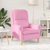 vidaXL Armchair Pink 76 x 94 x 102 cm Fabric