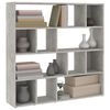 vidaXL Book Cabinet/Room Divider Concrete Grey 105x24x102 cm