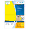 HERMA Permanent Universal Labels A4 105x148 mm 100 Sheets Yellow