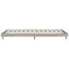 vidaXL Bed Frame without Mattress Grey Sonoma 75x190 cm Small Single Engineered Wood