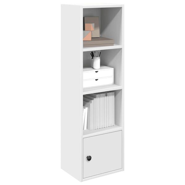 vidaXL Bookcase White 31x24x102 cm Engineered Wood