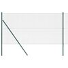 vidaXL Ground Fix Welded Wire Fence 10 x 1 m (W x H) PVC-Coated Steel
