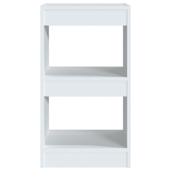 vidaXL Book Cabinet/Room Divider White 40x30x72 cm
