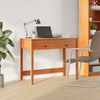 vidaXL Desk with Drawer Max Brown 100 x 50 x 78 cm Solid Pine Wood