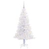 vidaXL Artificial Christmas Tree with Stand White 150 cm PVC and Steel