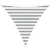 vidaXL Outdoor Sun Shade Sail Light Grey and White 2 x 2 x 2 m