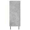 vidaXL Sideboard Concrete Grey 69.5x34x90 cm Engineered Wood