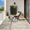 vidaXL Rug ARBIZU Indoor and Outdoor Vintage Design 240x340 cm