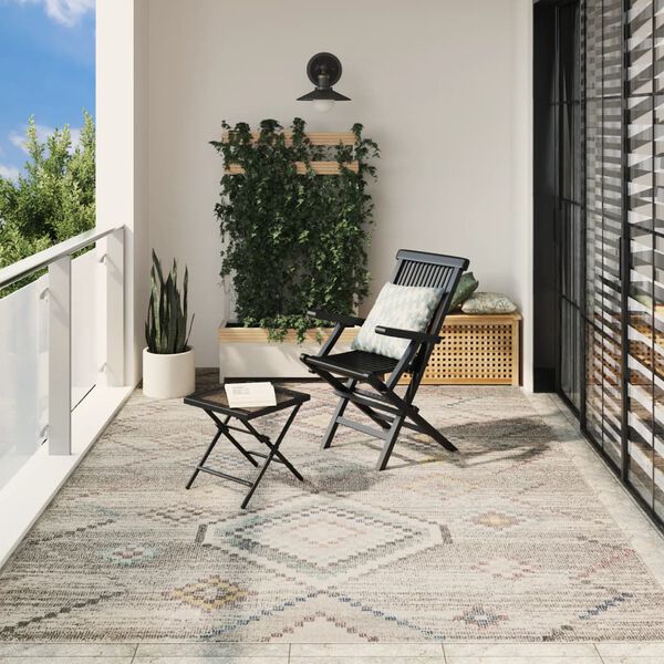 vidaXL Rug ARBIZU Indoor and Outdoor Vintage Design 240x340 cm