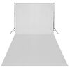 vidaXL Backdrop Cotton without Stand White 600x300 cm