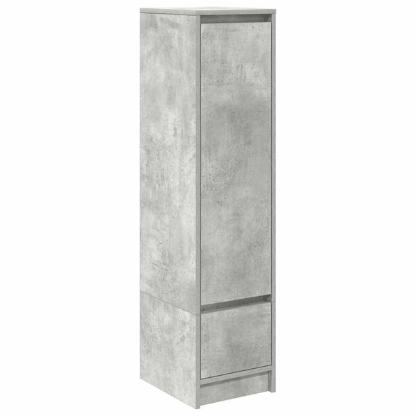 vidaXL Highboard Concrete Grey 29.5x34x119.5 cm Engineered Wood