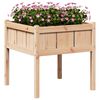 vidaXL Garden Planter Nature 70 x 70 x 70 cm Solid Pine Wood